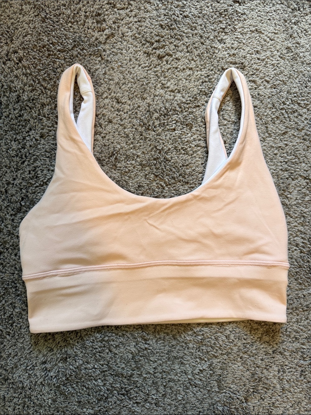 lululemon athletica Align Blush Pink Scoop Neck Sports Bra
